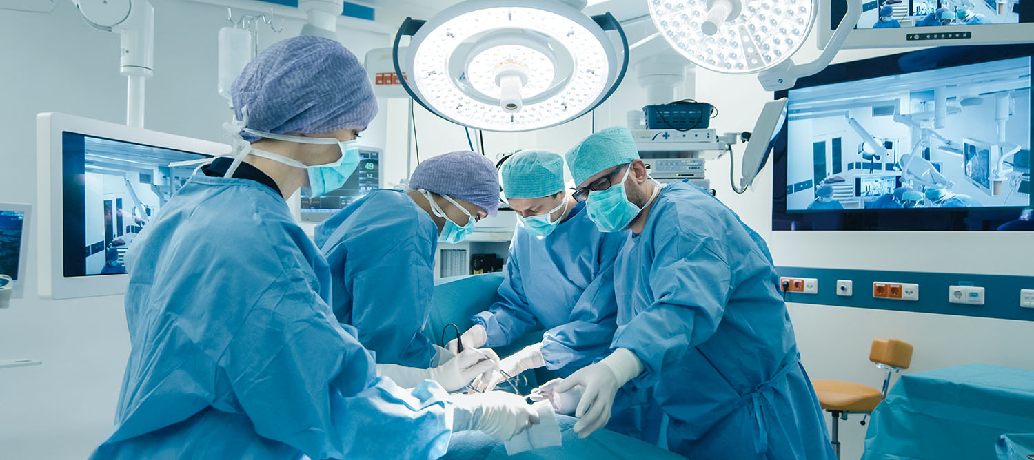 Surgical team during operation